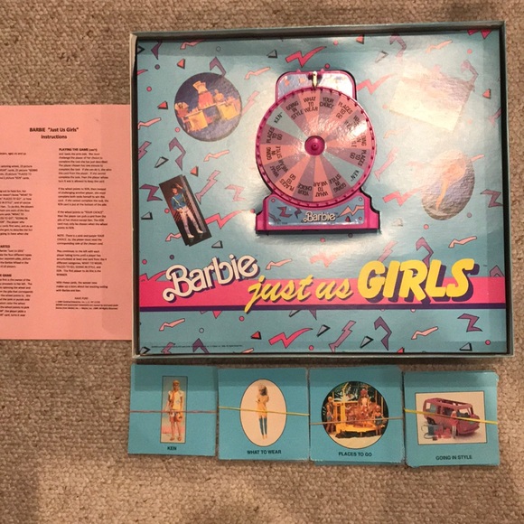 1989 Barbie just us GIRLS game - Picture 3 of 6